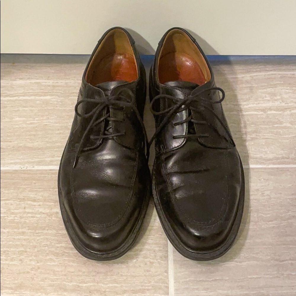 Ecco Black Leather Dress Shoe size 11